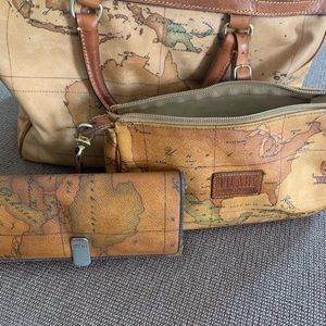 Alviero Martini Boston Bag, pouchette and wallet